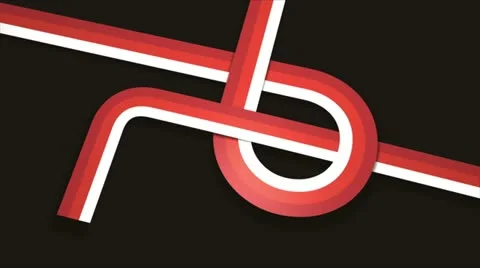 Retro lines animation Stock-Footage 12280434