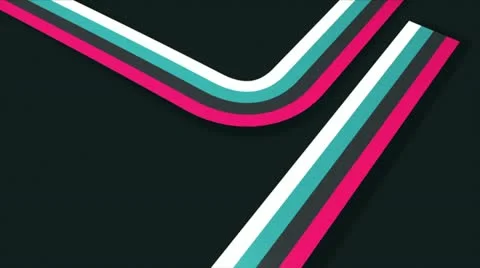 Retro lines animation Stock-Footage 12280536