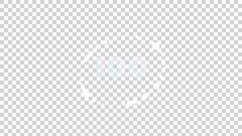 Retro Loading Animation: Futuristic Progress Circle with Vibrant Neon Colors Stock-Illustration