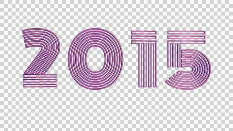 Retro Loading Animation with Neon Typography for 2015: Dynamic Visual Progres Ilustración de archivo