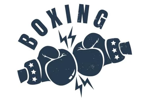 Retro logo for boxing Stock-Illustration