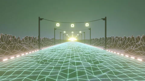 Retro loop animation Video stock 192311115