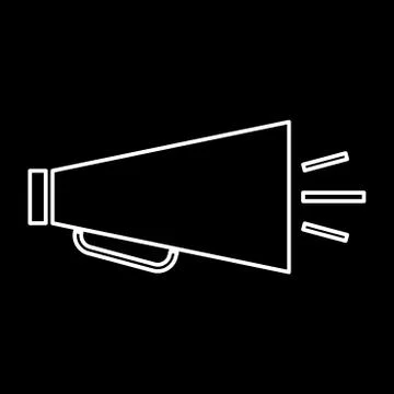 Retro loudspeaker it is icon . Stock Illustration
