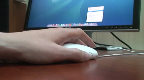 Retro Mac Mouse Stock Footage 2521673