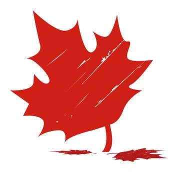 Retro maple Stock Illustration