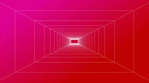 Retro maze fly through line art | Stock Video | Pond5