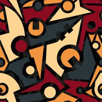 Retro mechanic seamless pattern Stock Illustration