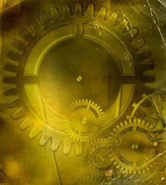 Retro mechanism Stock Illustration