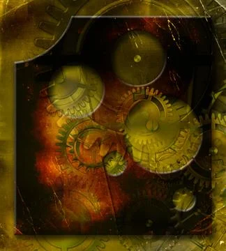 Retro mechanism Stock Illustration