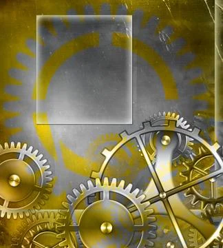 Retro mechanism 스톡 일러스트