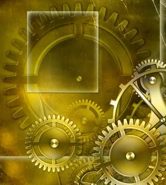 Retro mechanism Stock Illustration