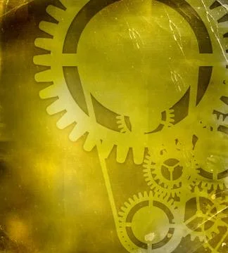 Retro mechanism Stock Illustration