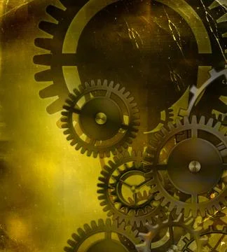 Retro mechanism Stock Illustration