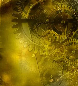 Retro mechanism Stock Illustration