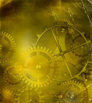 Retro mechanism Stock Illustration