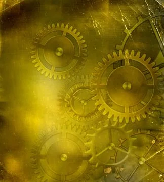 Retro mechanism Stock Illustration