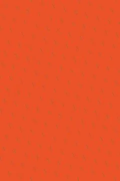 Retro mediterranean vibe typography background with solid bright vermilion backg Stock Illustration