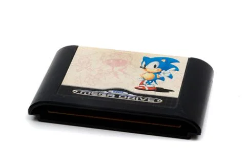 A retro Mega Drive Game Foto stock
