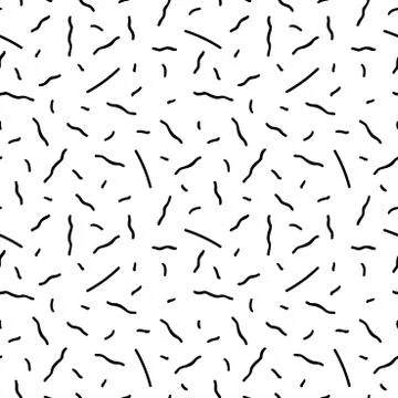 Retro memphis pattern - seamless background. イラスト素材