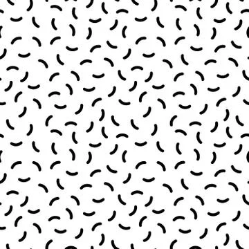 Retro memphis pattern - seamless background. Иллюстрация
