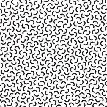 Retro memphis trendy pattern - seamless background. Fashion 80-90s イラスト素材