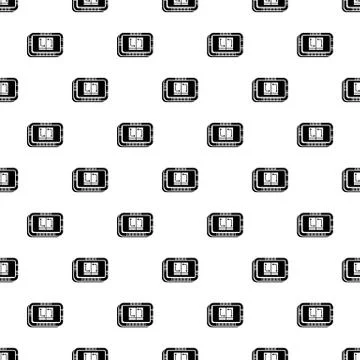 Retro microchip pattern seamless イラスト素材