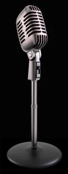 Retro microphone 写真素材