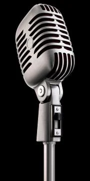 Retro microphone Фото
