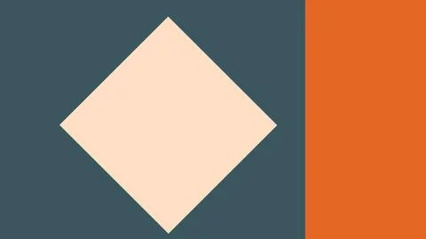 Retro Minimal Abstract Composition Background Stock Illustration