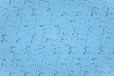 Retro modernist pop typography background with radial center gradient and nested Stock Illustration