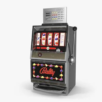 Retro Money Honey Slot Machine 3D Model