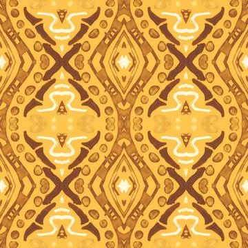 Retro mosaic pattern. Abstract geometric ethnic background. Stock Illustration