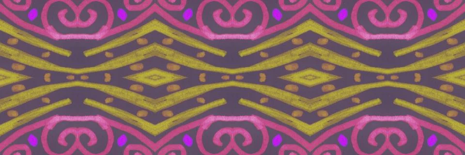 Retro mosaic pattern. Abstract geometric ethnic background. Illustrazione stock