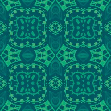 Retro mosaic pattern. Abstract geometric ethnic background. Illustrazione stock