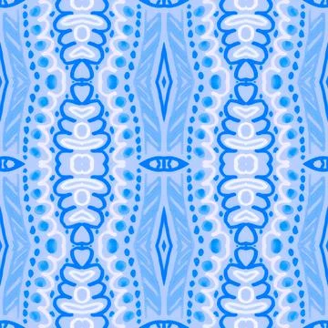 Retro mosaic pattern. Abstract geometric ethnic background. イラスト素材