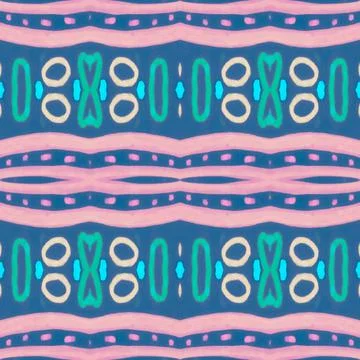 Retro mosaic pattern. Abstract geometric ethnic background. Illustrazione stock