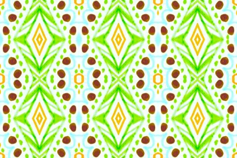 Retro mosaic pattern. Abstract geometric ethnic background. Stock Illustration
