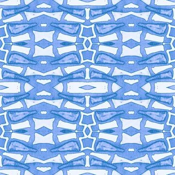 Retro mosaic pattern. Abstract geometric ethnic background. Stock Illustration