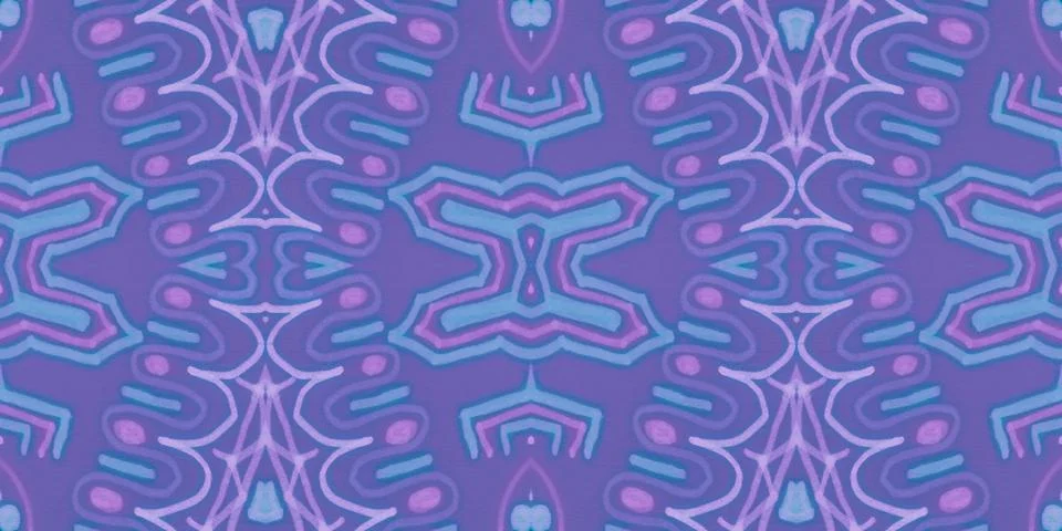 Retro mosaic pattern. Abstract geometric ethnic background. Stock Illustration