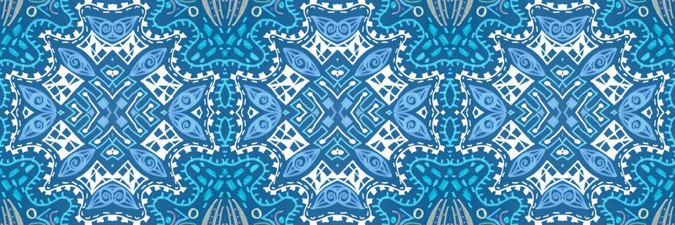 Retro mosaic pattern. Abstract geometric ethnic background. Stock Illustration