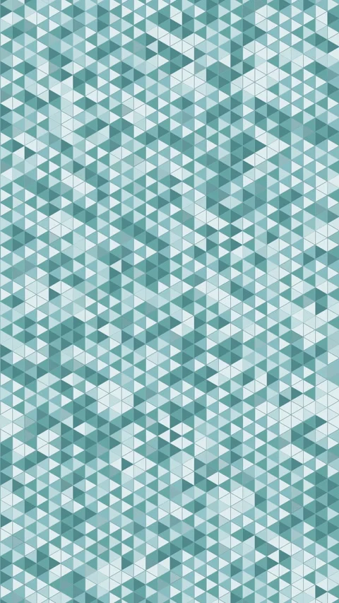 Retro mosaic pattern of geometric texture from triangle shapes, abstract loop Stock Footage 296603494