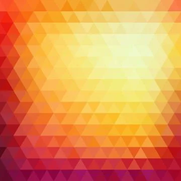 Retro mosaic pattern of geometric triangle shapes Illustrazione stock