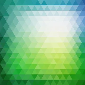 Retro mosaic pattern of geometric triangle shapes Illustrazione stock