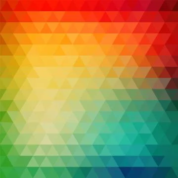 Retro mosaic pattern of geometric triangle shapes 스톡 일러스트