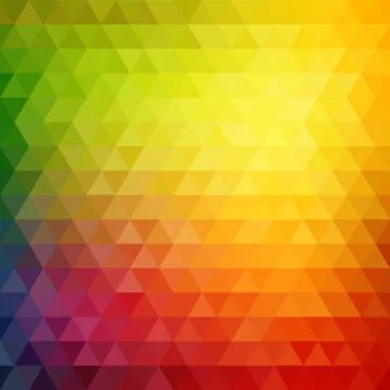 Retro mosaic pattern of geometric triangle shapes Illustrazione stock