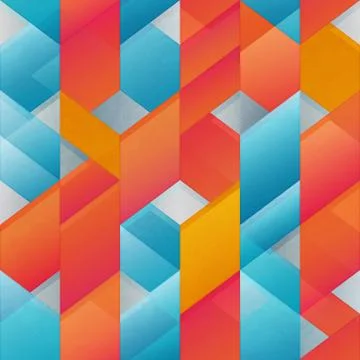 Retro mosaic pattern Stock Illustration