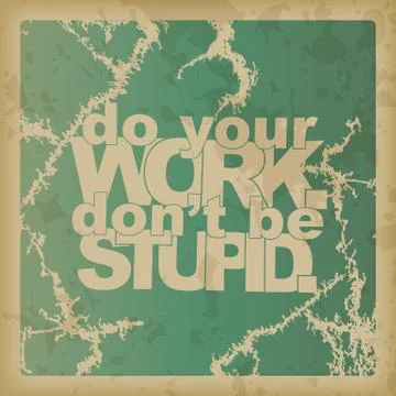 Retro motivational background Illustrazione stock