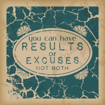 Retro motivational background Stock Illustration
