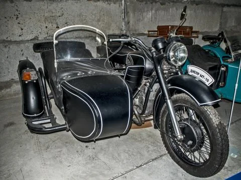 Retro motorcycle Stock Photos