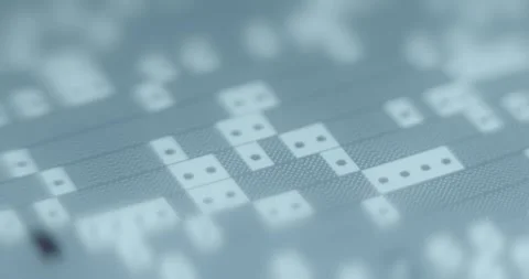 Retro MS DOS defragmentation process Stock Footage 313424127